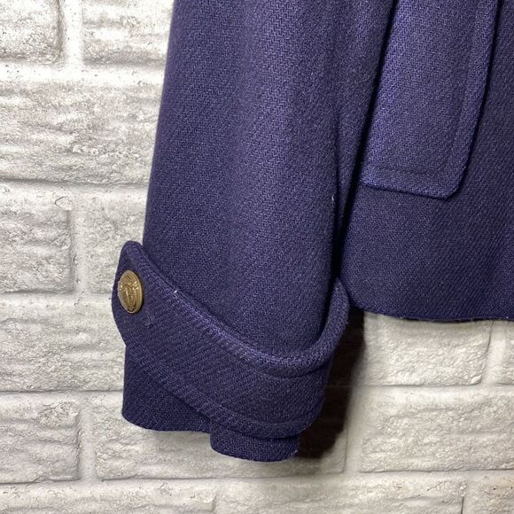 MSRP $375 J.Crew Wool Coat Women's Size 6 - Picture 5 of 10